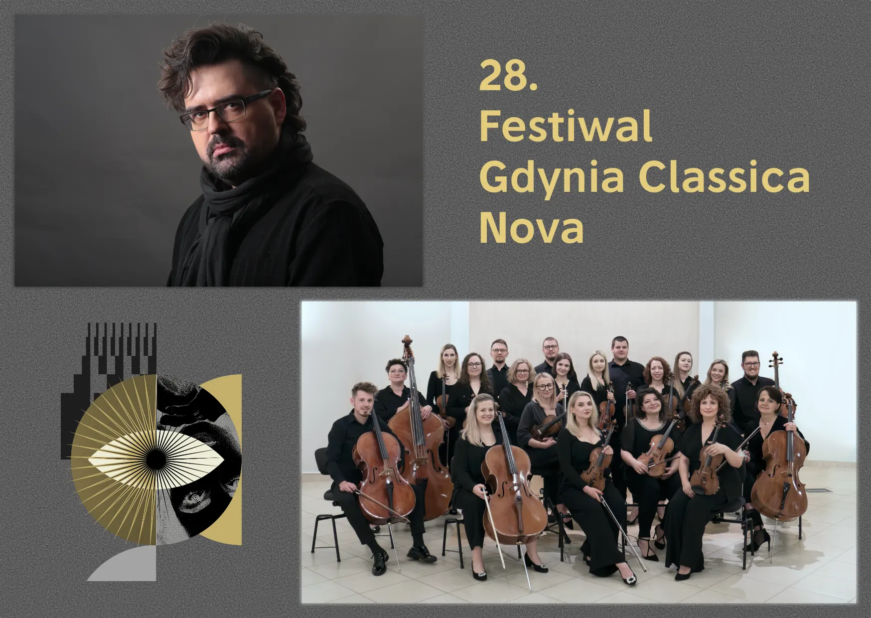 Hadrian Tabęcki i Elbląska Orkiestra Kameralna – koncert SUITA PO SUICIE podczas Festiwalu Gdynia Classica Nova 2025