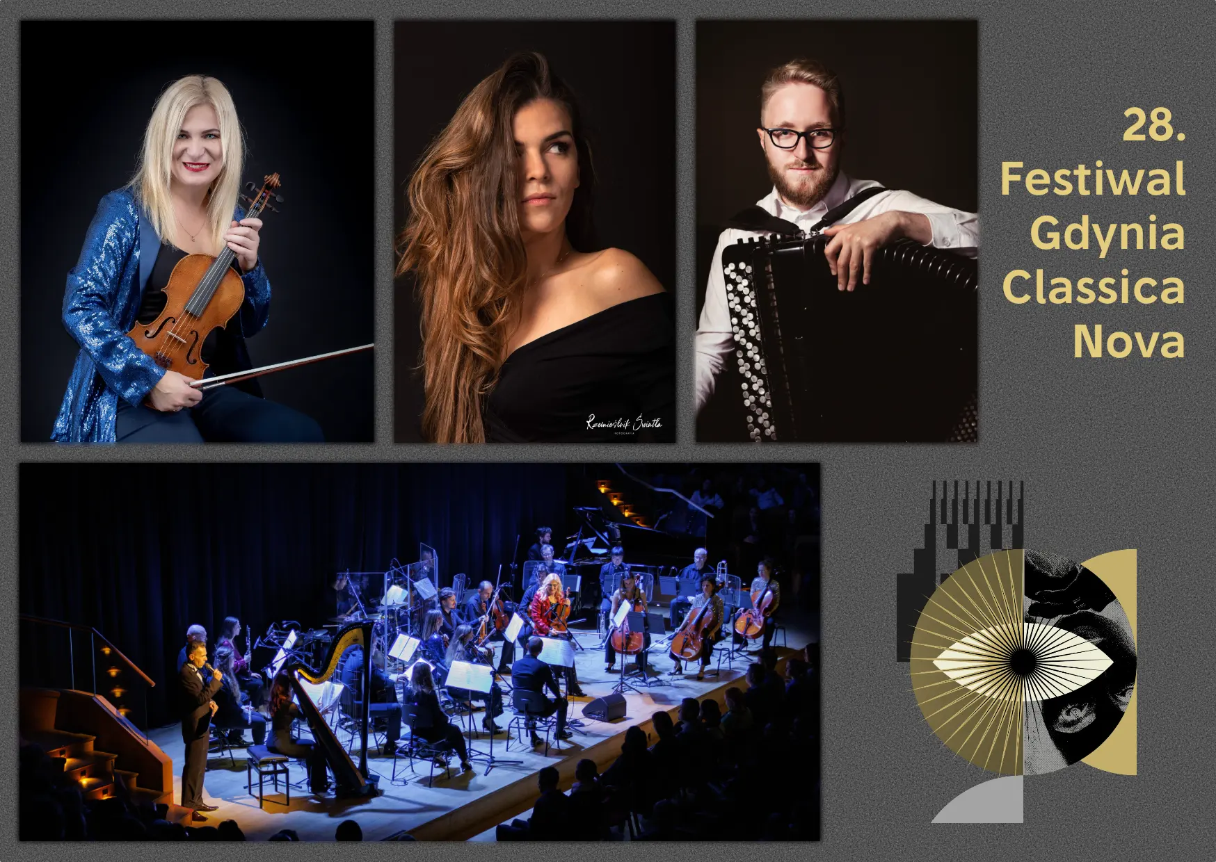 Natalia Walewska, Maja Gadzińska, Maciej Kacprzak i Orkiestra Amberto – koncert SZLAGIERY FILMOWE podczas Festiwalu Gdynia Classica Nova 2025